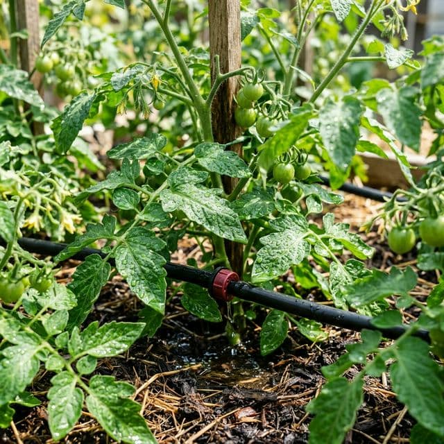 Domates damla sulama